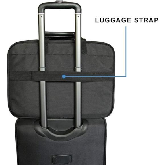 KROSER Laptop Bag XXL Laptop Briefcase18'' Laptop Water-Repellent for Men-Black - Picture 5 of 7